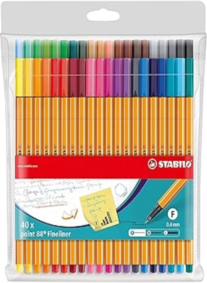 STABILO Stabilo Point 88 Fineliner Wallet - 40 
