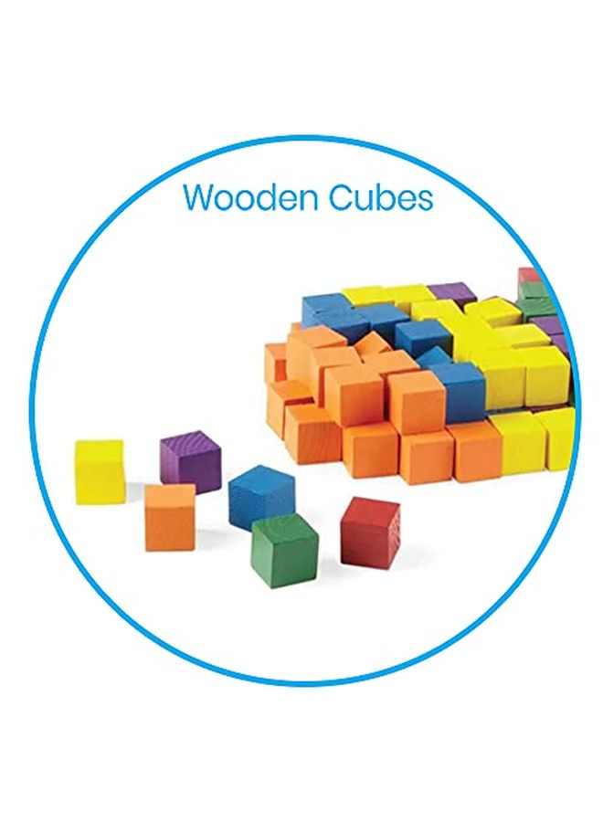 hand2mind Wood Blocks Counting Cubes For Kids Math 1 Inch Blocks For Preschool Crafts Early Math Manipulatives For Preschool Classroom Supplies For Teachers Elementary (Pack Of 100) - Image 2