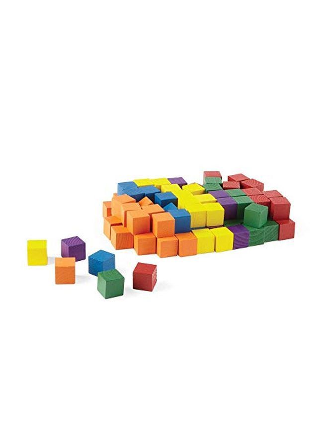 hand2mind Wood Blocks Counting Cubes For Kids Math 1 Inch Blocks For Preschool Crafts Early Math Manipulatives For Preschool Classroom Supplies For Teachers Elementary (Pack Of 100) - Image 1