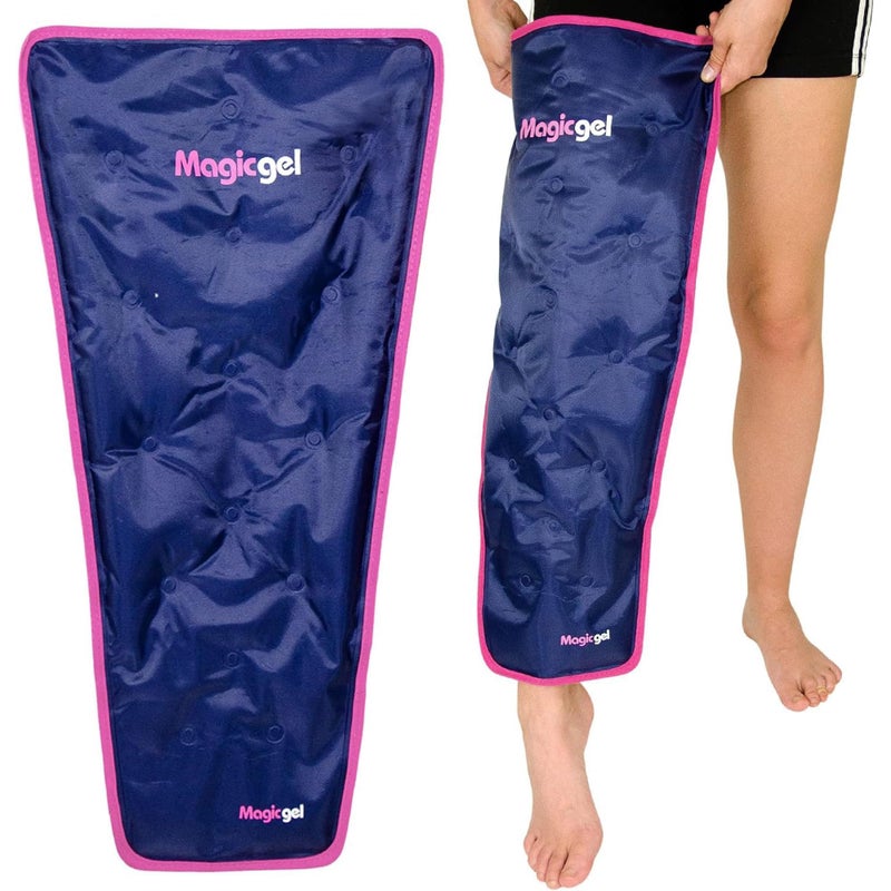 Magic Gel Leg Ice Pack - Professional Cold Therapy - Wrap Around Shin Ice Packs - Full Leg Ice Pack Wrap Around Entire Leg - Cool Down Your Legs Shins Hamstrings - Ice Packs Sleeve - Image 1