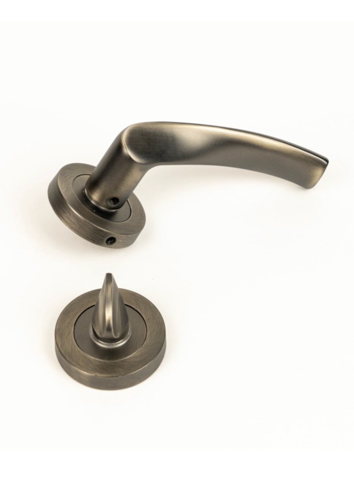 Siag Lerzan Rosetta Bathroom Door Handle - Image 2