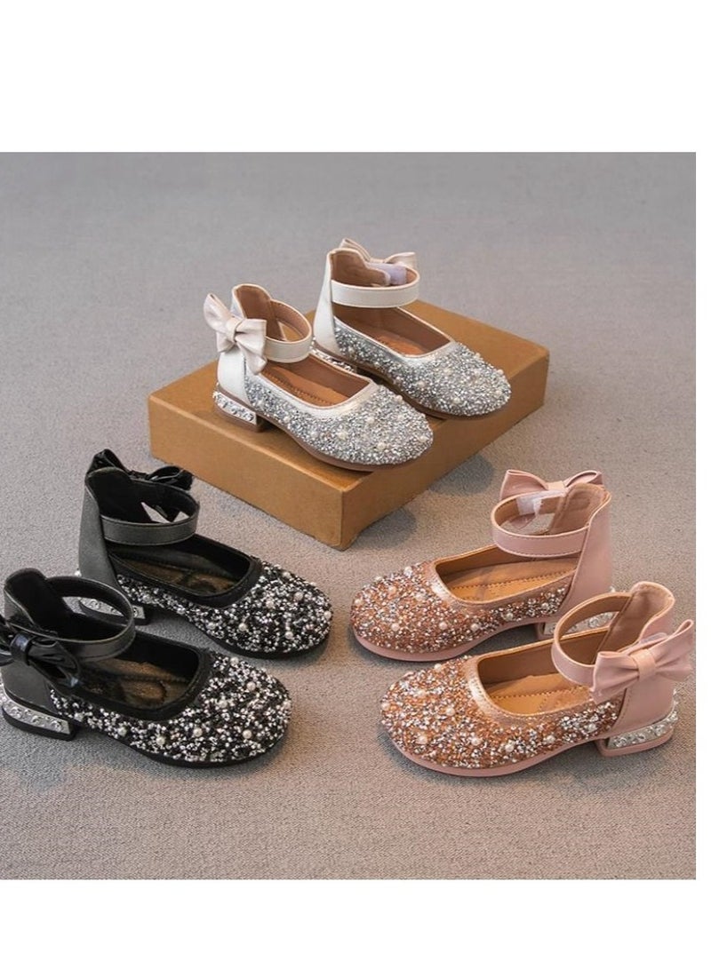 Girl Princess with Western Style Belt and Dance Single Leather Shoes - Image 5