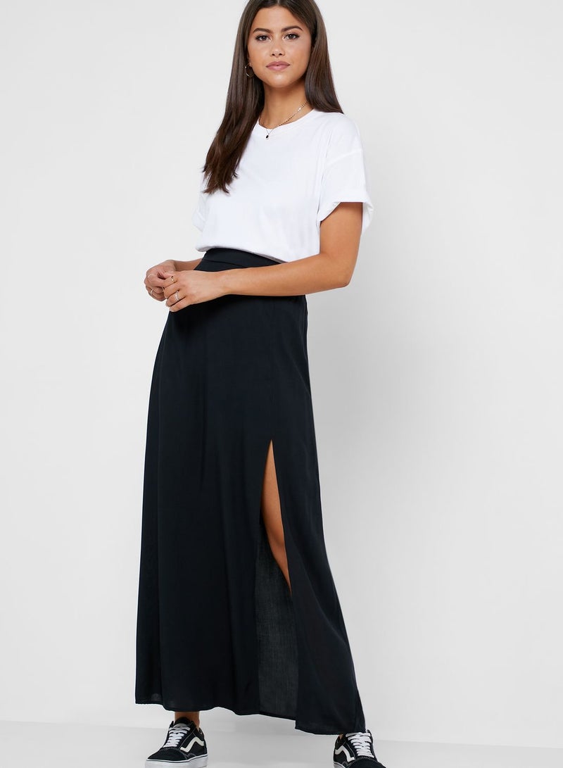 نيو لوك تنورة مكسي بشق جانبي - Image 4