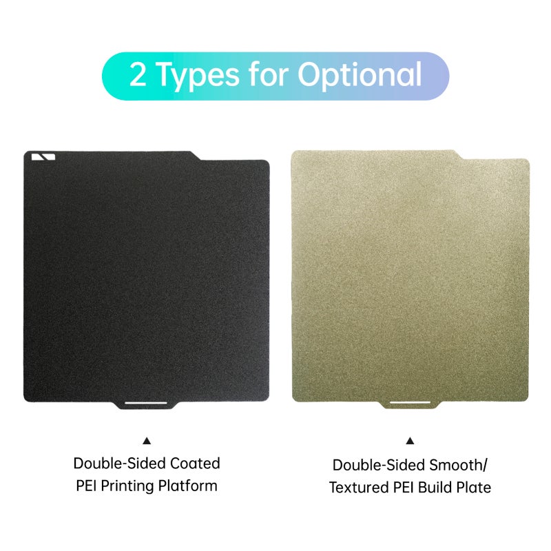 3D Printing Platform 257x257mm Double-Sided Gold PEI Build Plate - Flexible Durable High Adhesion PEI Printing Platform for FDM 3D Printers - Image 2