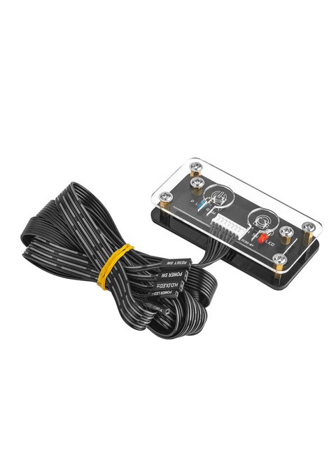 5.2ft Desktop Computer Power Switch, External Restart Button for PC Motherboard