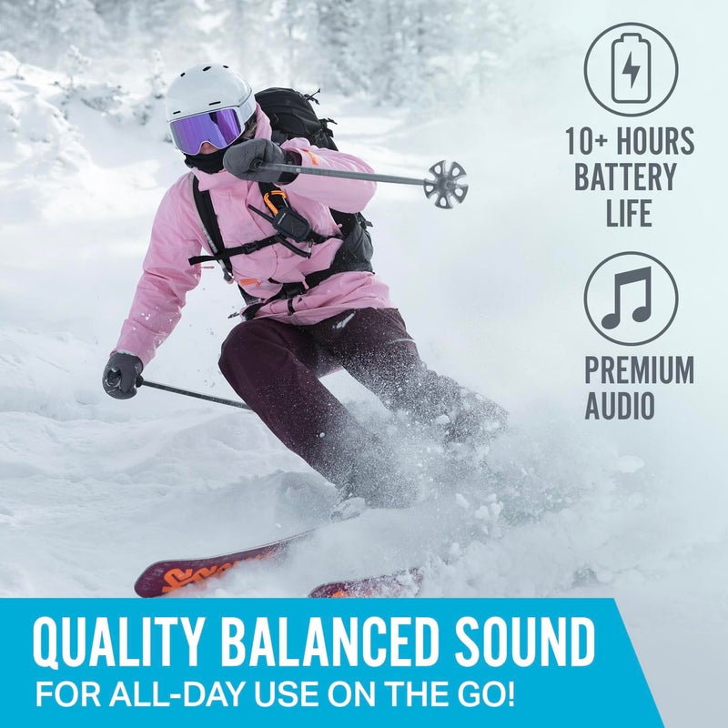 Wildhorn Outfitters Wildhorn Alta Wireless Bluetooth, Drop-in Headphones - HD Speakers Compatible Any Audio Ready Ski/Snowboard Helmet Headphones. Glove Friendly Controls, Microphone for Hands-Free Calls - Image 4