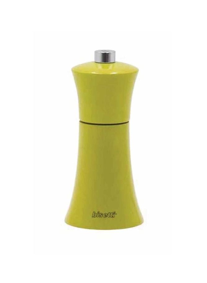 بيسيتي مطحنة ملح خشب مطلية باللون الأخضر الفاتح 13 سم "فيرونا"