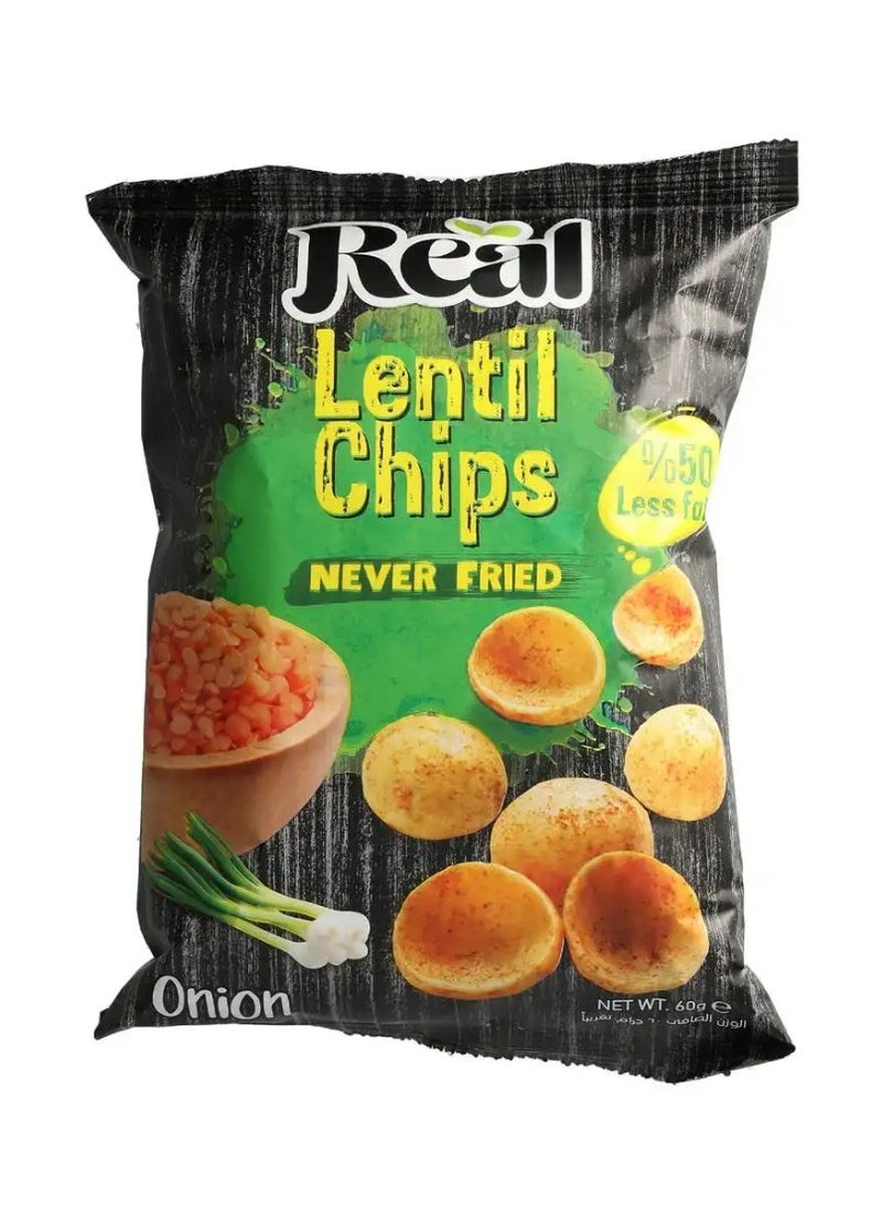 Real Protein Lentil Flakes With Onions 60GM 