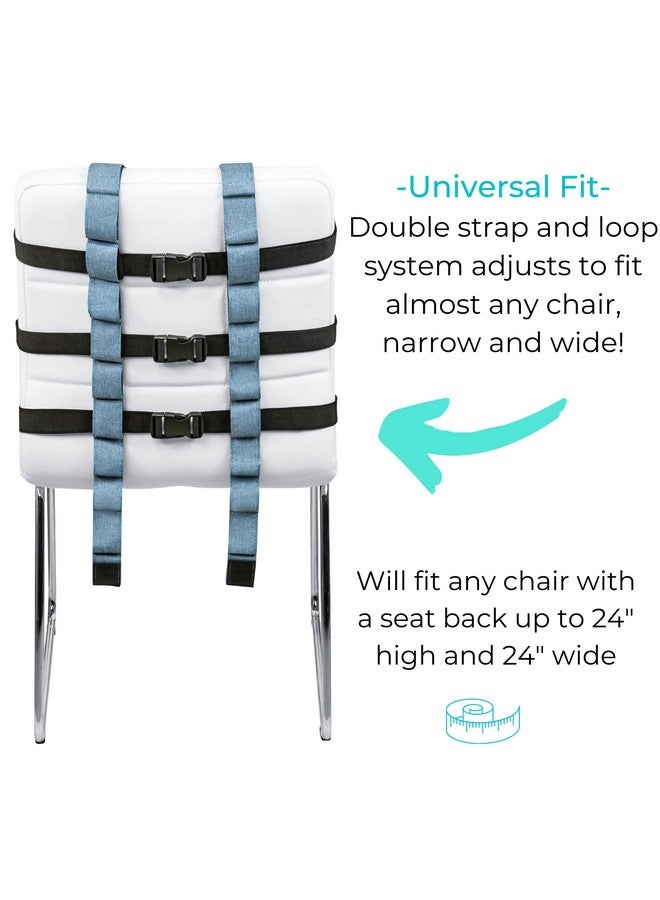 Swanoo Portable High Chair for Travel - Extra Long Straps- Travel High Chair Seat Safely Attaches to Most Chairs - Toddler & Baby Travel Essential - Baby Travel Accessories (Highchair) - Image 4
