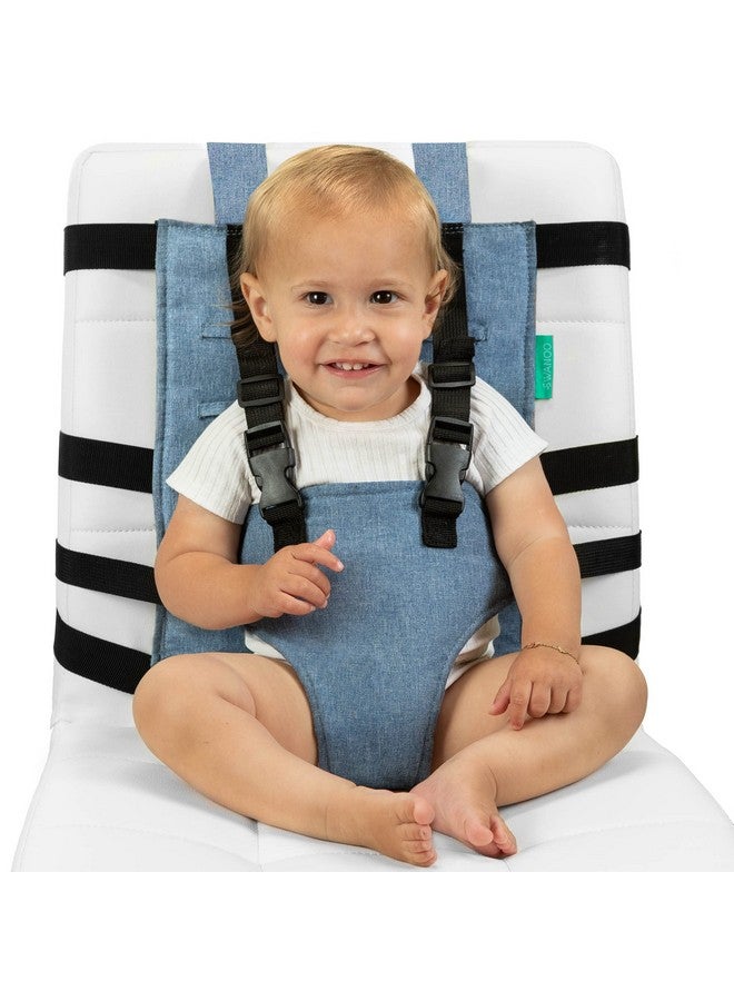 Swanoo Portable High Chair for Travel - Extra Long Straps- Travel High Chair Seat Safely Attaches to Most Chairs - Toddler & Baby Travel Essential - Baby Travel Accessories (Highchair) - Image 1