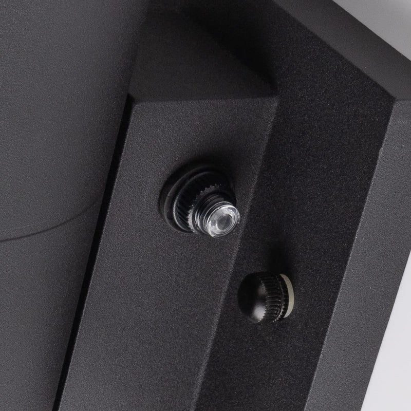 mirrea Modern Outdoor Porch Light Patio Light in 2 Lights Dusk to Dawn Photocell Sensor with Matte Black Aluminum Cylinder and Tempered Glass Cover Waterproof Wall Sconce 2 Pack - Image 4