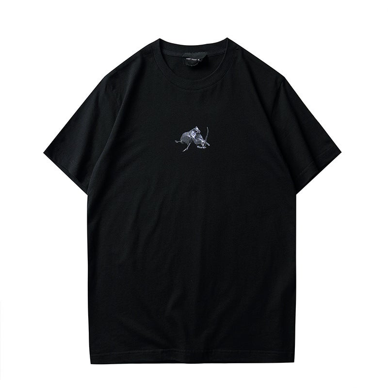 W P.S Tide Brand Ins Beetle 3D Three-Dimensional Printing Harajuku Men'S Clothing Small All-Match Short Sleeve Men'S And Women'S T-Shirt Tee - Image 2
