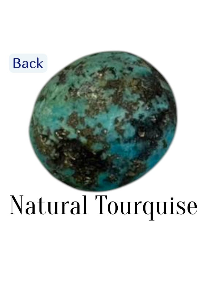 Ayezeh Jewels Natural Turquoise Nishapuri Gemstone ( Firoza )– 22.90 Carats, Certified Original Persian Feroza Stone, Healing Crystal, Luck & Prosperity Stone - Image 3