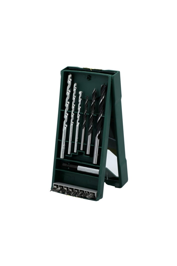 بوش مجموعة لقم حفر وبراغي صغيرة مكونة من 15 قطعة باللونين الفضي والأسود موديل JE2 607 019 579 - Image 2