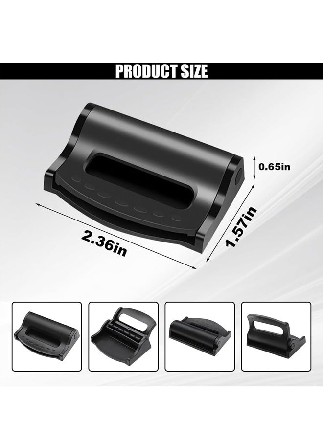 4 قطع من أدوات ضبط حزام الأمان للسيارة، مشابك حزام أمان السيارة العالمية للبالغين/الأطفال، حزام حماية مريح للكتف والرقبة للسيارة، وسيارات الدفع الرباعي - Image 2