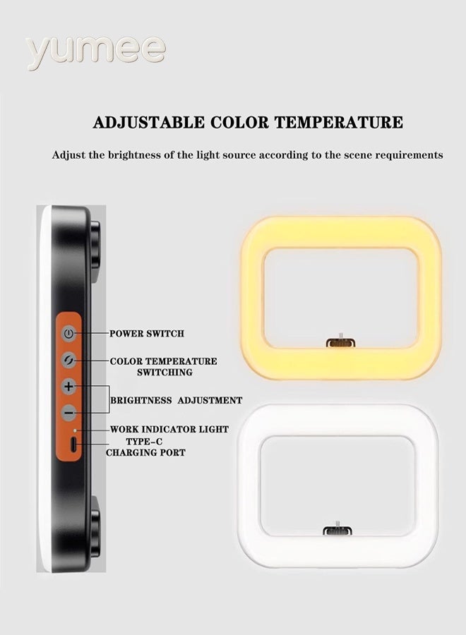 yumee Video Rig with Ring Light – Handheld Stabilizer for Multi-Platform Content Creation, Long-Lasting Power with Built-In 8000mAh Battery, Adjustable Ring Light for Makeup, Outdoor & Live Streaming - Image 5