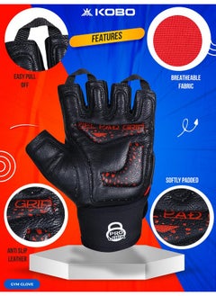 Kobo Gym Weight Lifting Gloves  - Image 3