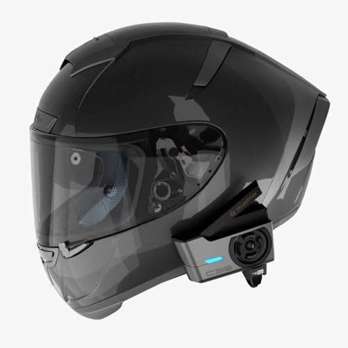 BluArmor C30 Mesh Bluetooth On-Ear Headphones Intercom – Dust & Waterproof Motorcycle Riding Communication System, Grey - Image 4