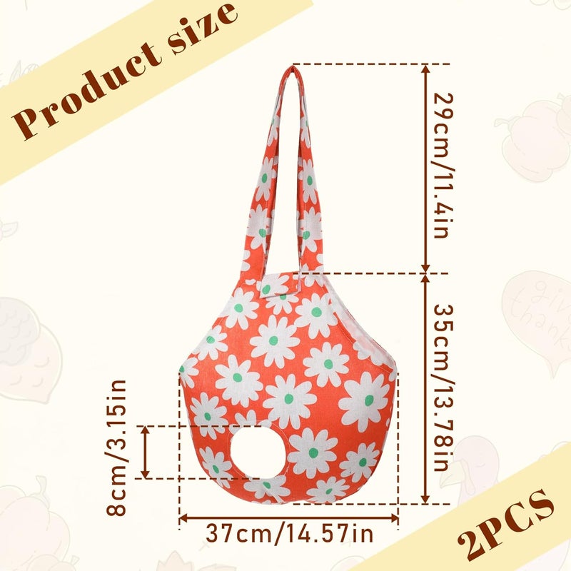 Aeaocvo 2 Pack Chicken Carrier Bag Saddle, Canvas Chicken Holder Sling Catching Hand Bag for Hen Rooster Poultry Poultry Transport, Travel - Image 2