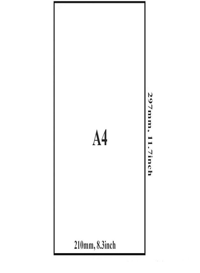 BROWNELL White Paper Set A4 size for Letter Head Resume Printing 100 GSM Pure White Plane Paper (100) - Image 2