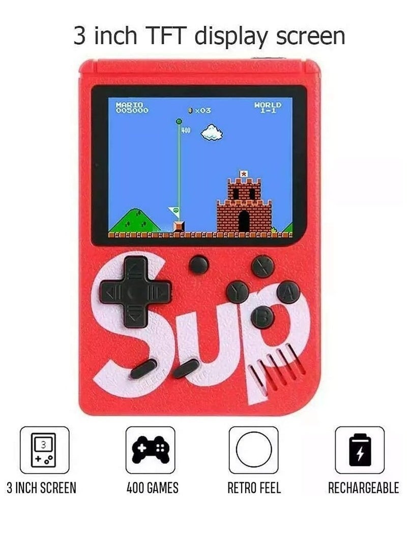 null - "SUP Game Box Plus: Mini Portable Handheld Console with 400 Retro Games – Upgraded Version!" - Image 1
