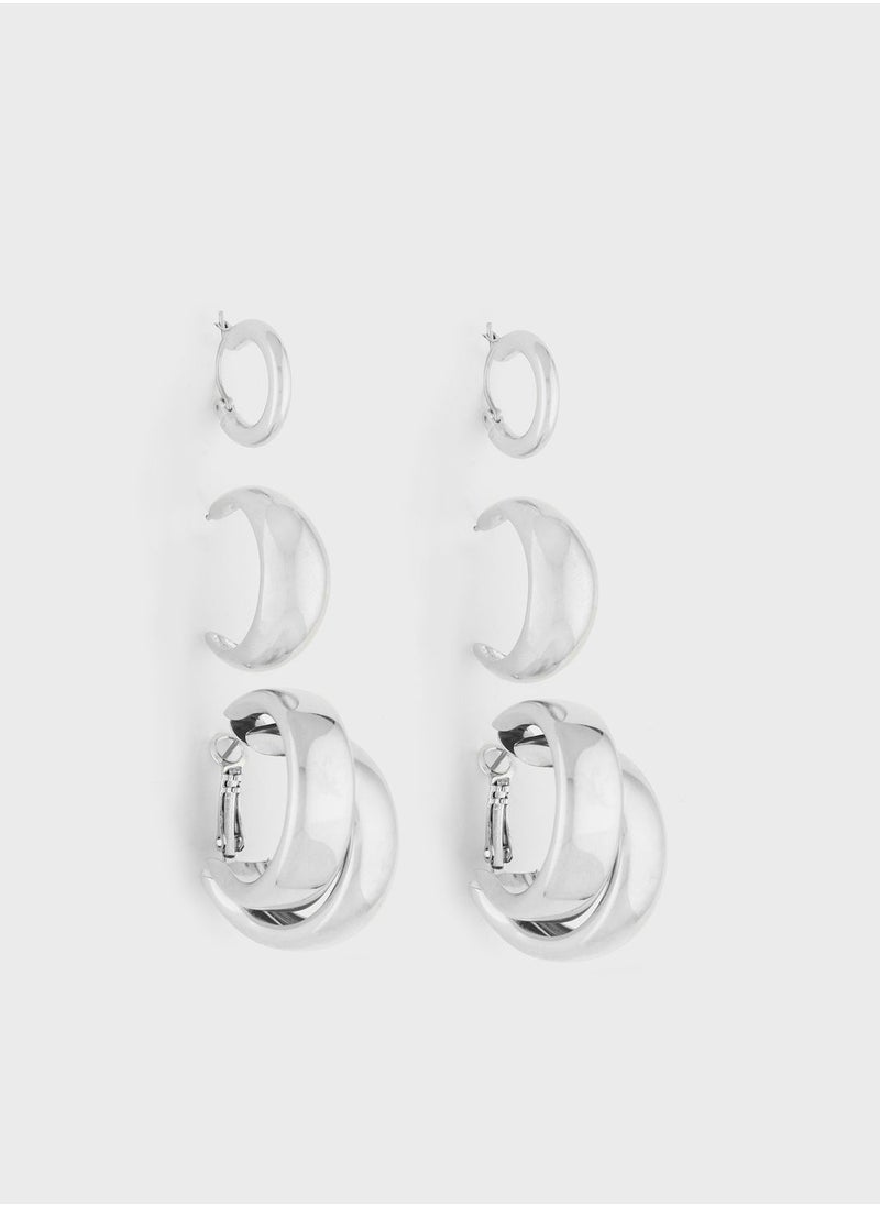 Ginger - 3 Pack Hoop Earring Set - Image 1