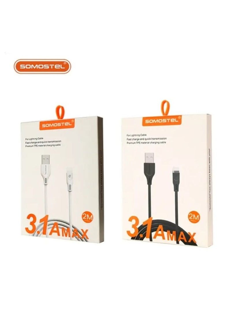 SOMOSTEL - 3M Micro USB Charging Cable Fast Charging with Data Sync - Image 1