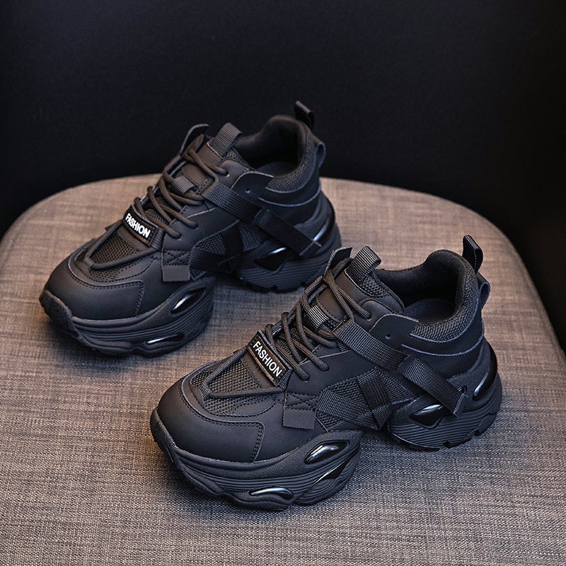 Platform Dad Shoes Style Sports Casual Shoes For Petite Women, Versatile Height-Increasing Fleece-Lined Women'S Sneakers - Image 3