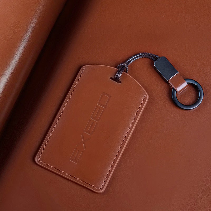 Cowhide Star Way Star Epoch Et Card Key Set Moon Key Set Sanno Card Buckle Leather Nfc Card Set - Image 1