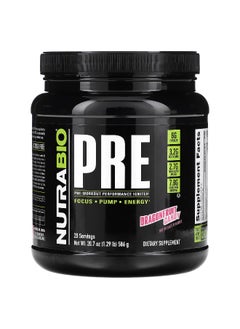 NutraBio NutraBio, Pre-Workout Performance Igniter, Dragonfruit Candy, 1.29 lb (586 g)  - Image 1