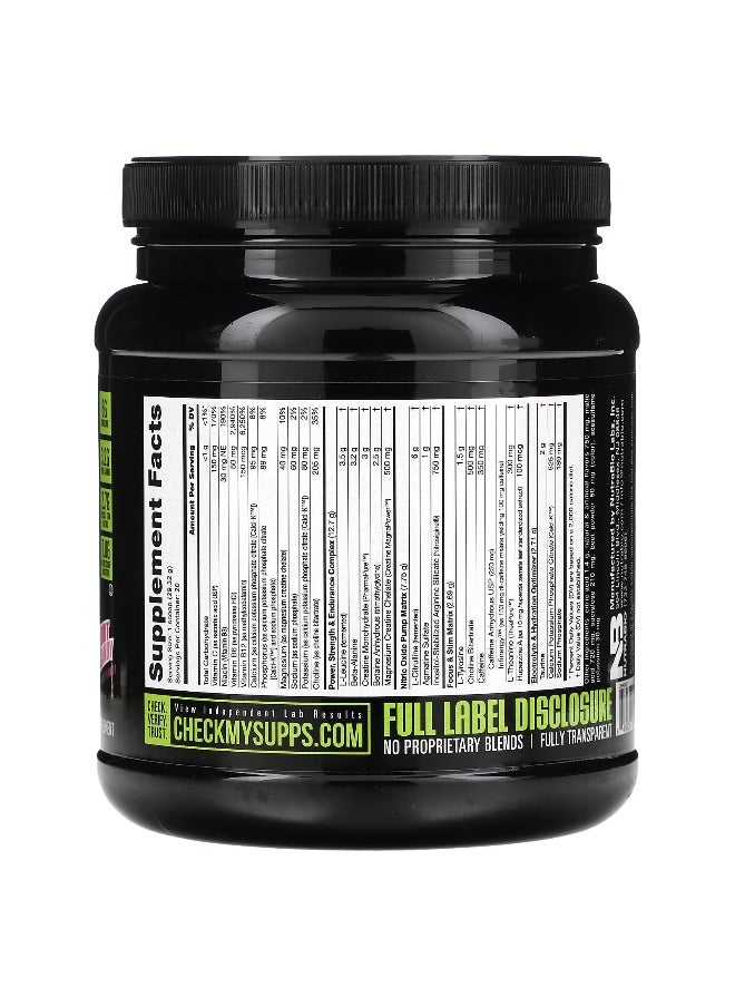 NutraBio NutraBio, Pre-Workout Performance Igniter, Dragonfruit Candy, 1.29 lb (586 g)  - Image 2