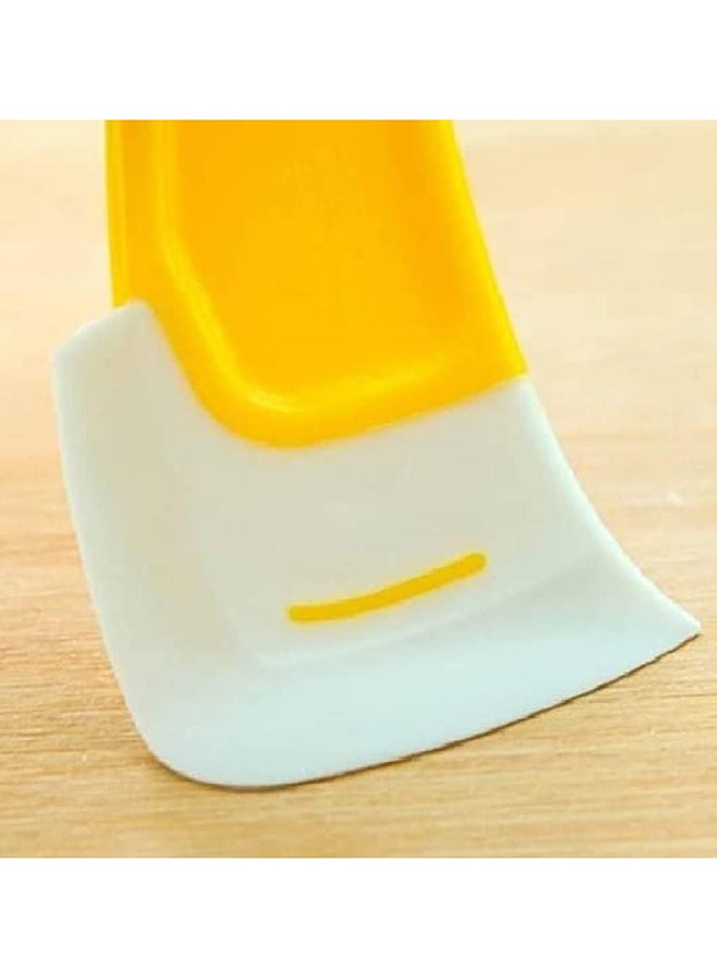 Spatula Pan Cleaning Scraper Baking Tool Pastry Spa Essential Kitchen, Assorted Color 2 Piece. - Image 4