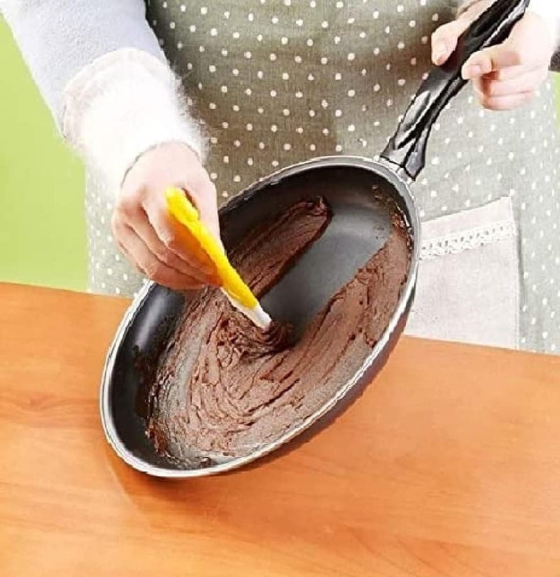 2 Pcs Pan Cleaning Scraper Set - Versatile Kitchen Scraper for Pots & Pans - Multi-Purpose Pastry & Baking Tool with Hanging Hook - Image 3