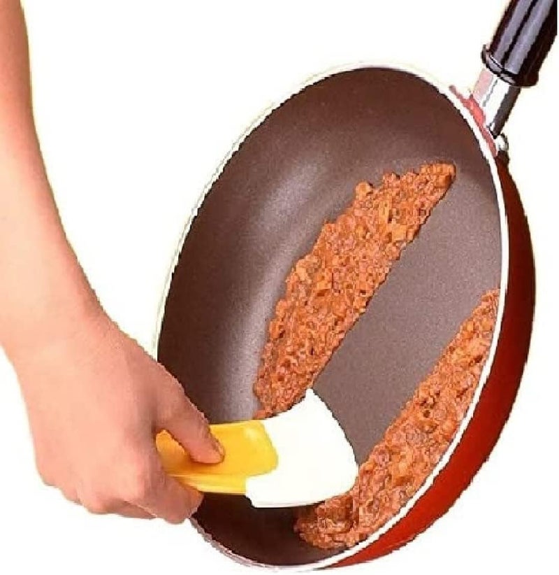 2 Pcs Pan Cleaning Scraper Set - Versatile Kitchen Scraper for Pots & Pans - Multi-Purpose Pastry & Baking Tool with Hanging Hook - Image 2