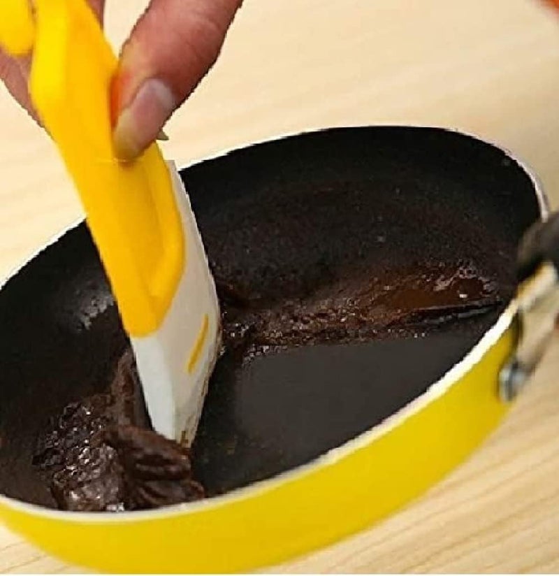 2 Pcs Pan Cleaning Scraper Set - Versatile Kitchen Scraper for Pots & Pans - Multi-Purpose Pastry & Baking Tool with Hanging Hook - Image 4