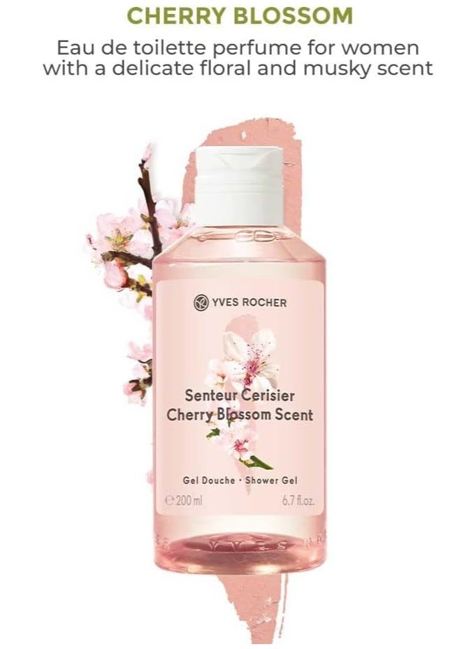 ايف روشيه جل استحمام معطر برائحة أزهار الكرز 200 مل - Image 3