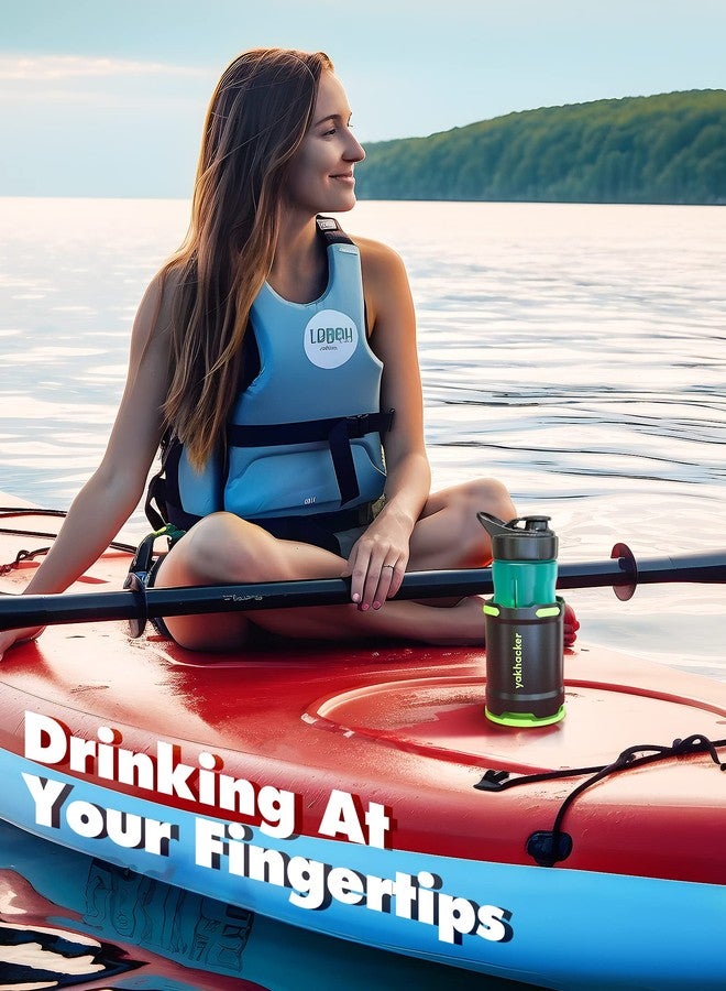 YAKHACKER SUP Paddle Board Cup Holder with Rubber Tab - Multi-Functional and Anti-toppling Cup Holder, Drinks Holder, Inflatable Paddle Board Accessories, Includes Action Mount - Image 4