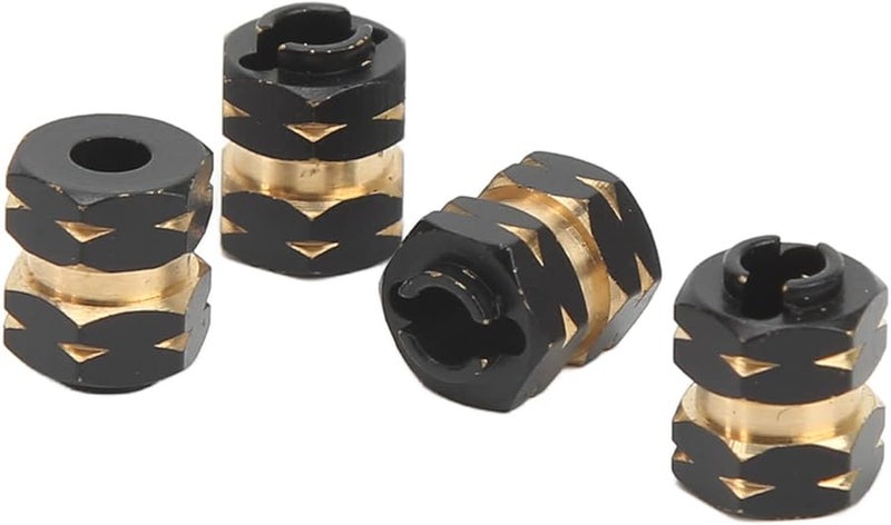 مجموعة محول تمديد محور العجلة من النحاس الأصفر للتحكم عن بعد لطراز Axial SCX24 AXI90081 AXI00001 مقياس 1:24 - Image 3