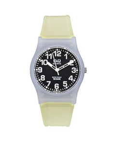 Q&Q Watch for Women, Quartz Movement, Analog Display, White Resin Strap-VP34J042Y