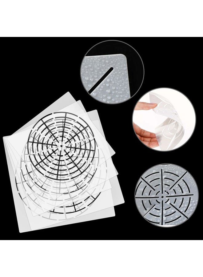 Outus 8 Pieces Mandala Dotting Stencils Reusable Mandala Stencil Template Set 8/12/16 Segment Mandala Painting Drawing Stencils for Wood, Fabric, Glass, Metal, Walls DIY Painting Art Projects - Image 5
