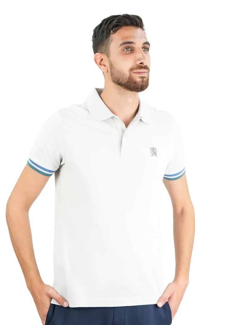 Men's Performance Polo: Classic Piqué, Tipped Collar, Embroidered Detail
