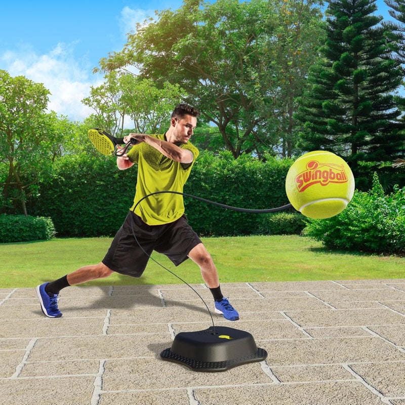 Swingball All Surface Tetherball Tennis Set – Portable Outdoor Game for Kids & Adults – Includes Paddles & Ball – Backyard, Lawn, or Park Active Play – Family Fun, Easy Setup & Storage - Image 2