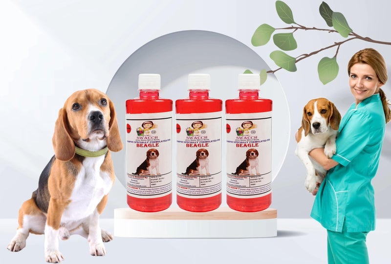 Swacch Shampoo Specially Formulated for Beagle (500ml) (Pack of 3) Jasmine - Image 1