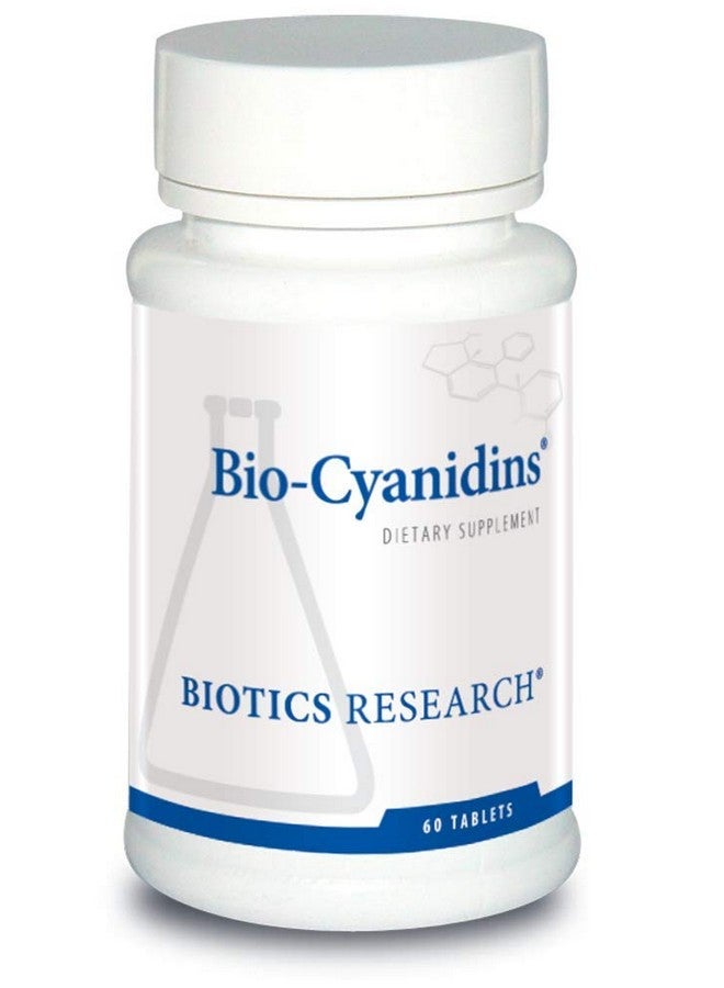 BIOTICS Research Bio Cyanidins Loaded With Oligomeric Proanthocyanidin Compounds Opc Radiant Skin Botanically Based Antioxidant Support Heart Health Polyphenols From Pine 60 Tabs - Image 1