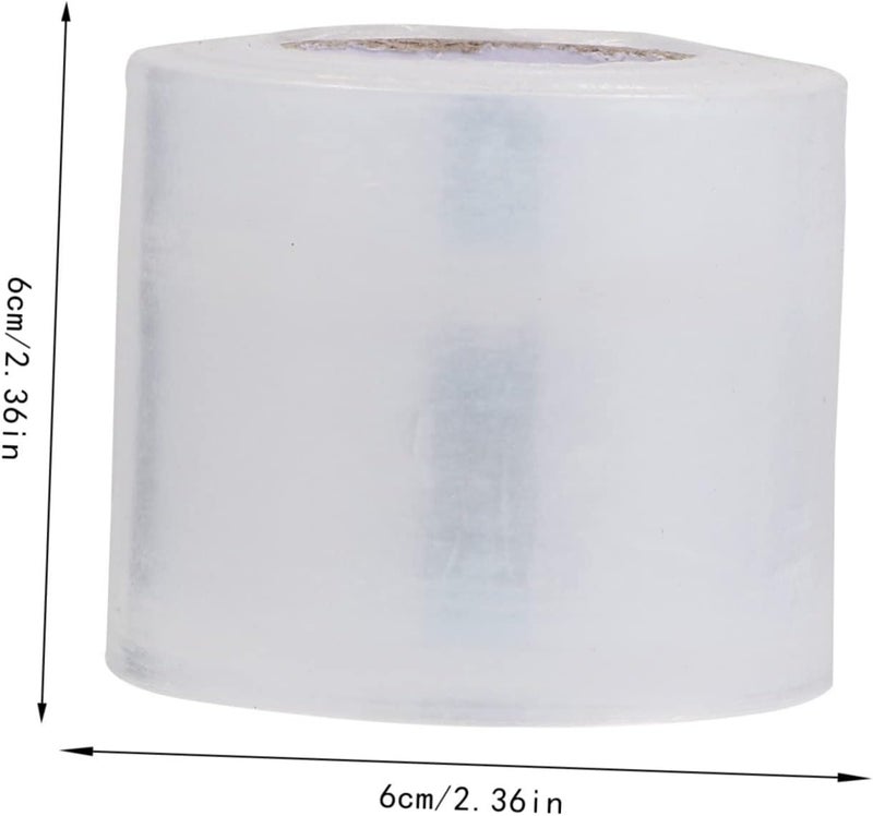 3rolls Disposable Lip Preservation Film Ultra-Thin Stretchy Makeup Wrap for Eyebrow Protection Lightweight Portable Essential for Makeup Artists - Image 2