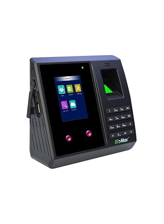 Biomax BM70W Pro Face Biometric Machine with WiFi, Battery | 500 Faces | 2000 Fingerprints | 150000 Logs | Access Control Device - Image 1