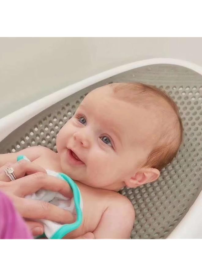 إيروريكس حوض استحمام للأطفال، دعامة استحمام للأطفال يمكن تعليقها، مثالية للأطفال أقل من 6 أشهر، رمادي - Image 5