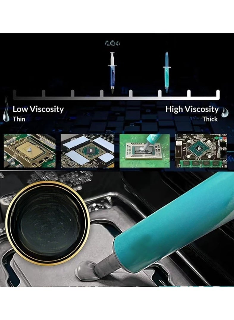Premium Thermal Paste – 4g with Applicator – High Performance for CPU and GPU – Safe and Long-Lasting - Image 2