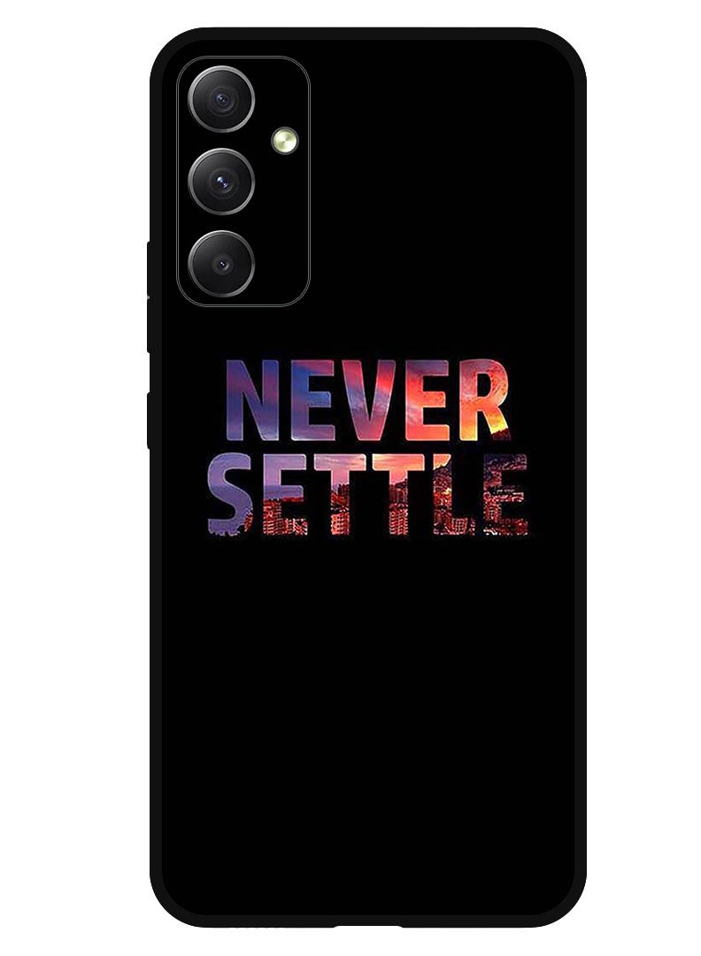 Theodor Protective Case Anti Scratch Shock Proof Bumper Cover For Samsung Galaxy A05s Never Settle - Image 1