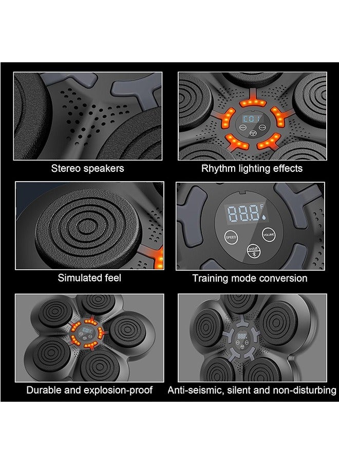 LENND Music Boxing Machine with Boxing Gloves, Wall Mounted Smart Bluetooth Music Boxing Trainer, Boxing Training Boxing Equipment, Home Workout Boxing Target Machine - Image 4